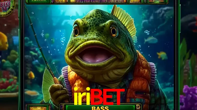 Personagem de peixe pescador do popular jogo de slot com tema de pescaria, uma das emocionantes opções de caça-níqueis para jogar e ganhar no cassino iribet.